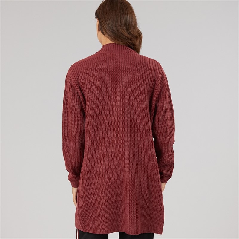 Womens Asteria Cardigan Burgundy - Image 2