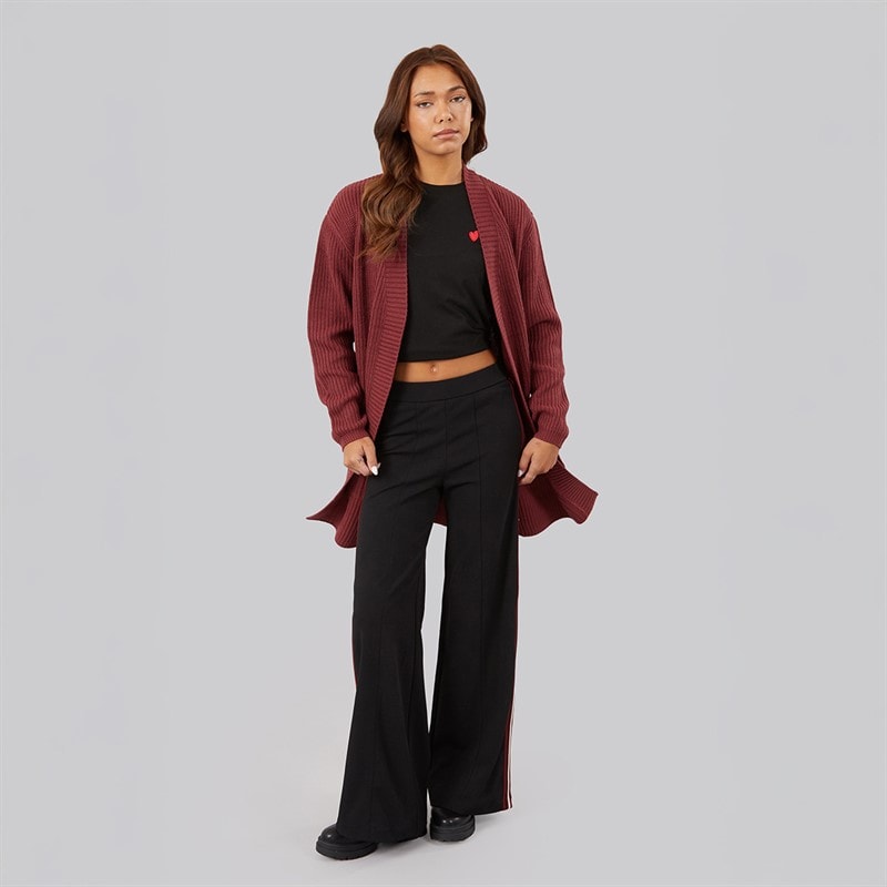 Womens Asteria Cardigan Burgundy - Image 3