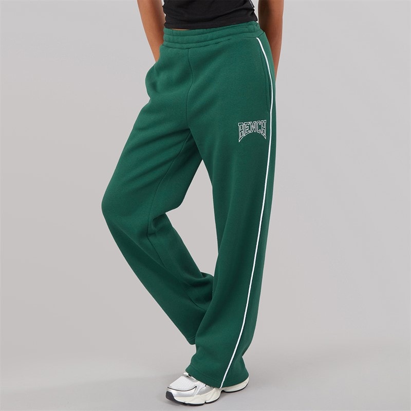 Womens Sura Wide Leg Joggers Deep Emerald - Image 2