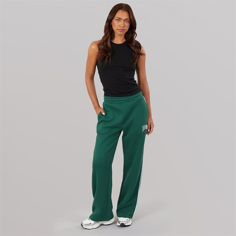 Womens Sura Wide Leg Joggers Deep Emerald - Image 5