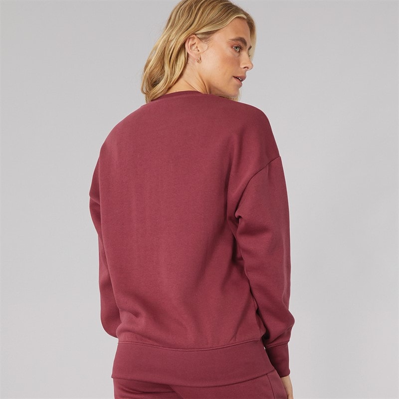 Womens Ercie Sweatshirt Burgundy - Image 2