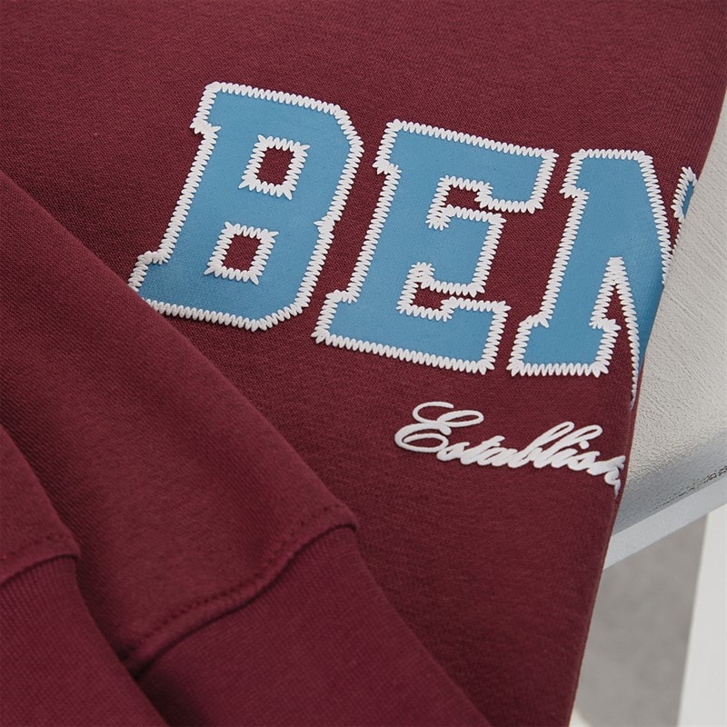 Womens Ercie Sweatshirt Burgundy - Image 3