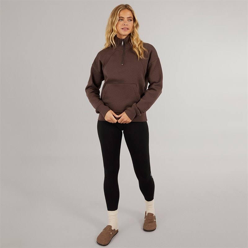 Womens Zilia Sweatshirt Coffee - Image 5