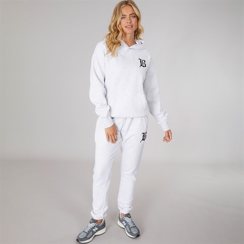 Womens Tracksuit Grey Marl - Image 4