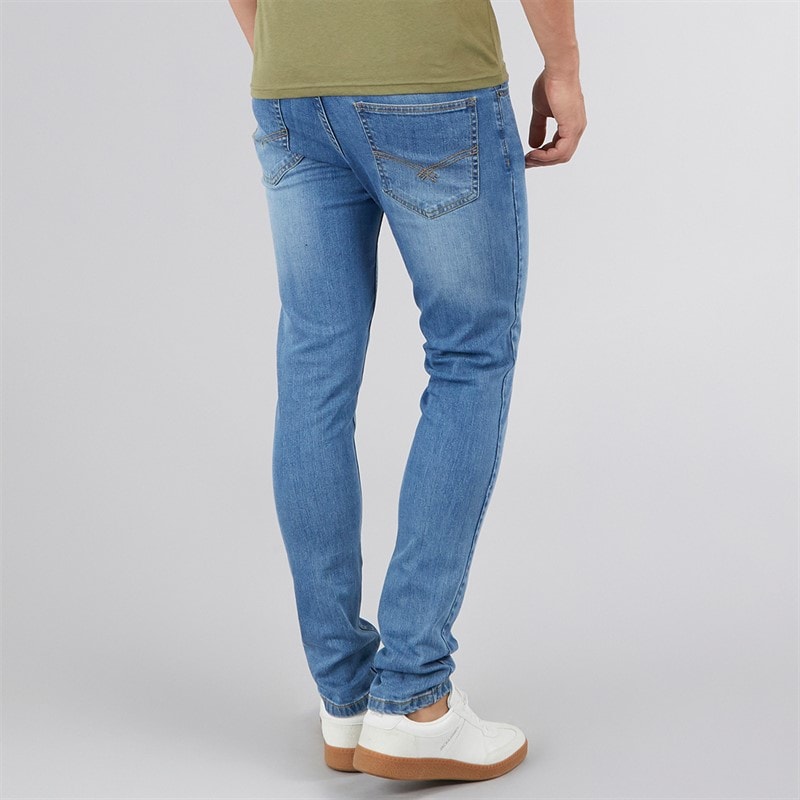 Mens Ralemo Skinny Jeans Midwash - Image 2