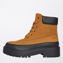 Womens Bonham Lace Up Ankle Boots Tan