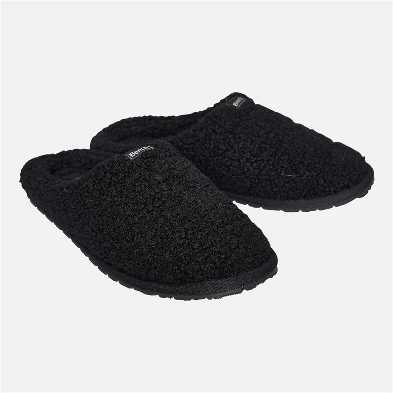 Womens Abbie Mule Slippers Black - Image 2