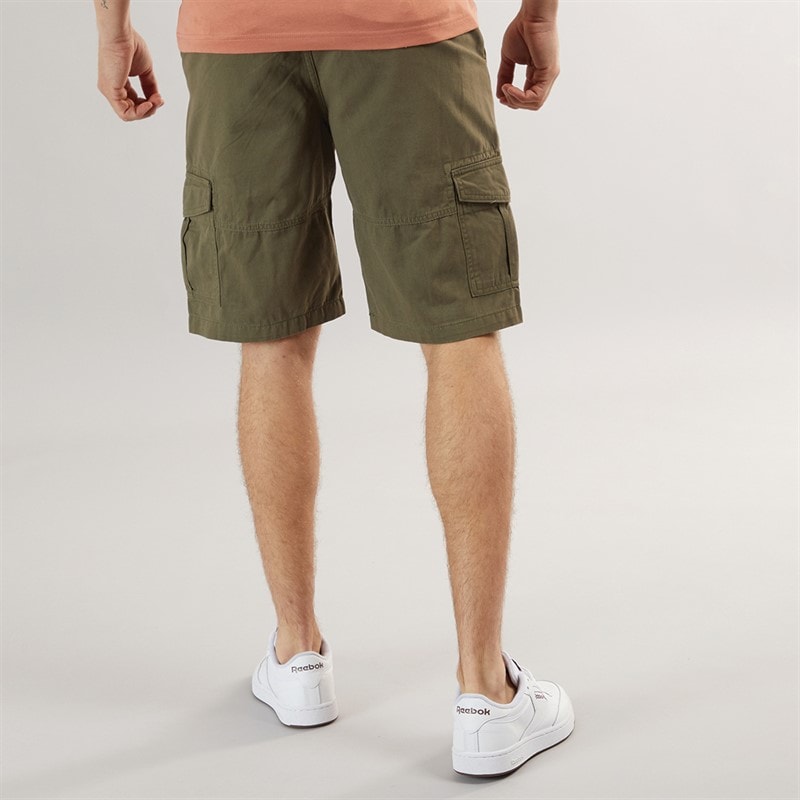 Mens Alatro Cargo Shorts Khaki - Image 2