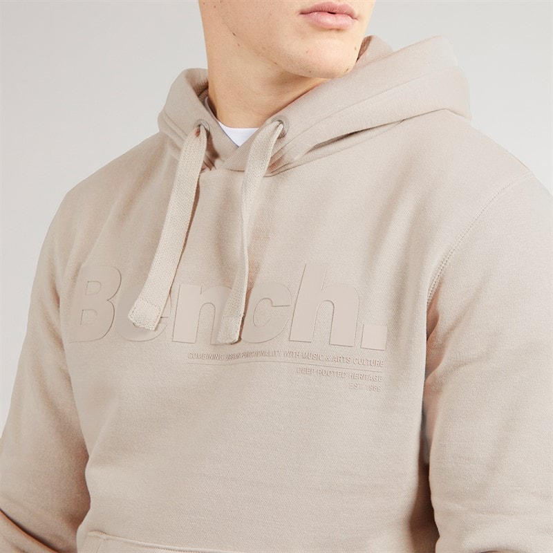 Mens Trassi Hoodie Stone Grey - Image 3
