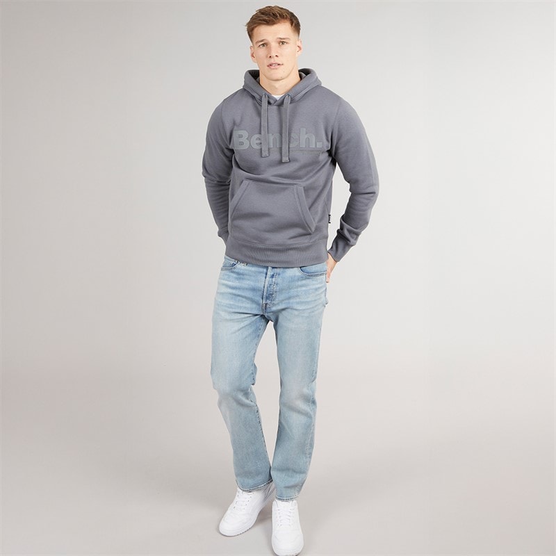Mens Trassi Hoodie Steel Grey - Image 3