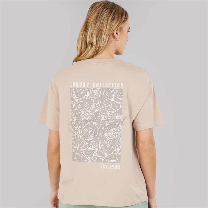 Womens Yerra T-Shirt Taupe - Image 3