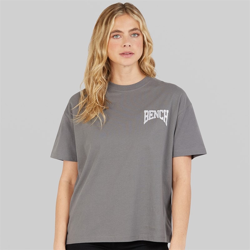 Womens Renna T-Shirt Charcoal - Image 2