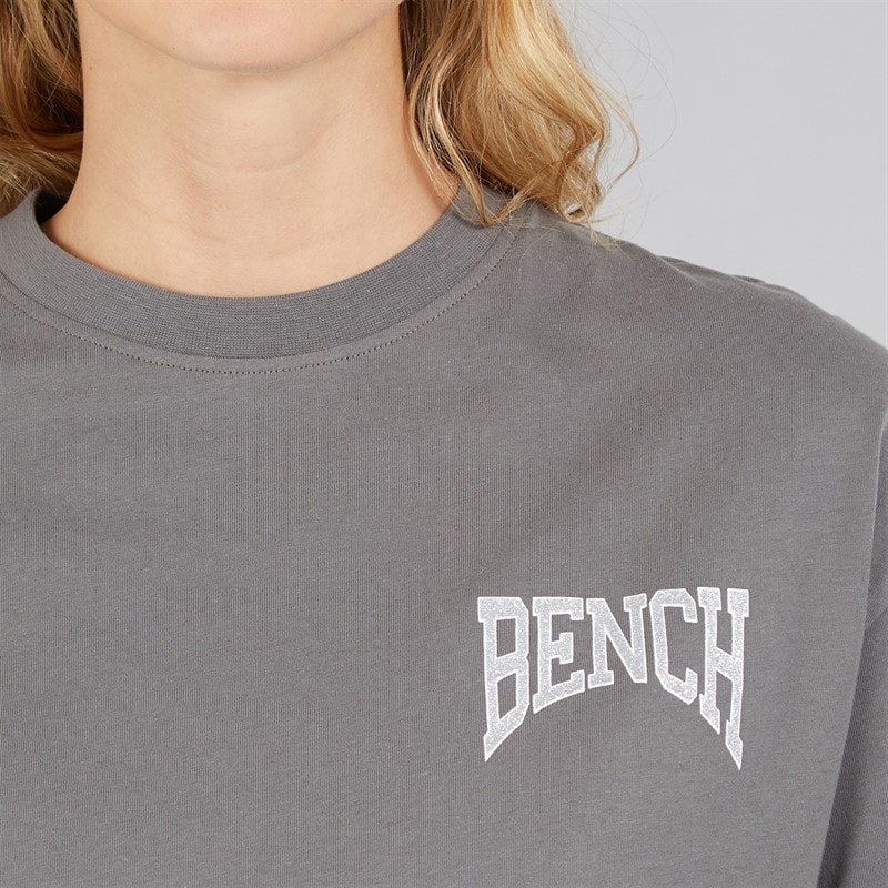 Womens Renna T-Shirt Charcoal - Image 5