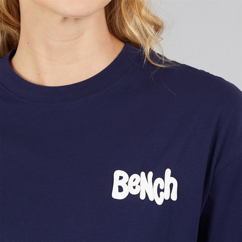 Womens Sarrine Oversized T-Shirt Deep Navy - Image 5