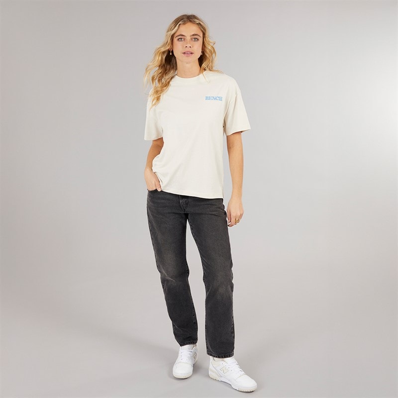 Womens Dernia T-Shirt Off White - Image 4