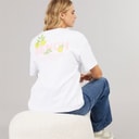 Womens Kassa Oversized T-Shirt White