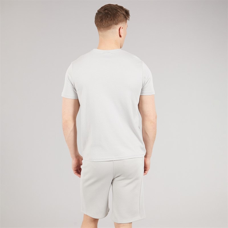 Mens Varem T-Shirt And Shorts Set Set Frost Grey - Image 2