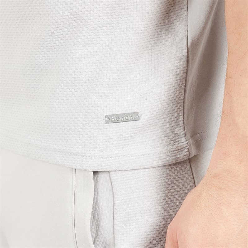 Mens Varem T-Shirt And Shorts Set Set Frost Grey - Image 3