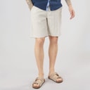 Mens Setero Linen Shorts Sand