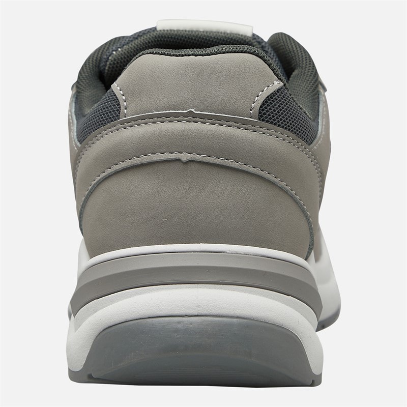Bench Mens Derker Trainers Dove/Grey - Image 3