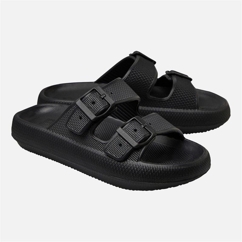 Womens Ibbette Dual Strap Sandals Black - Image 5