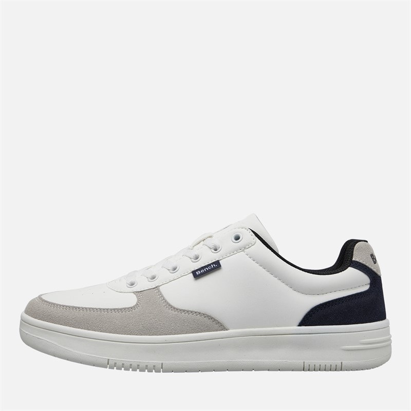 Mens Grainger Trainers Light Grey/Navy - Image 1