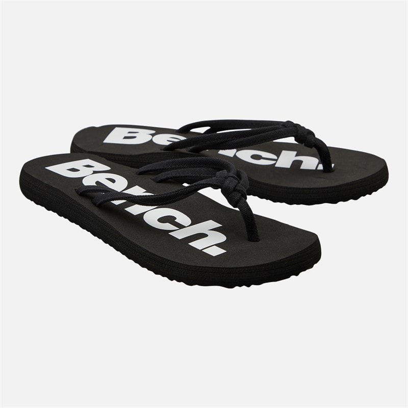 Womens Invisa Flip Flops Black - Image 4