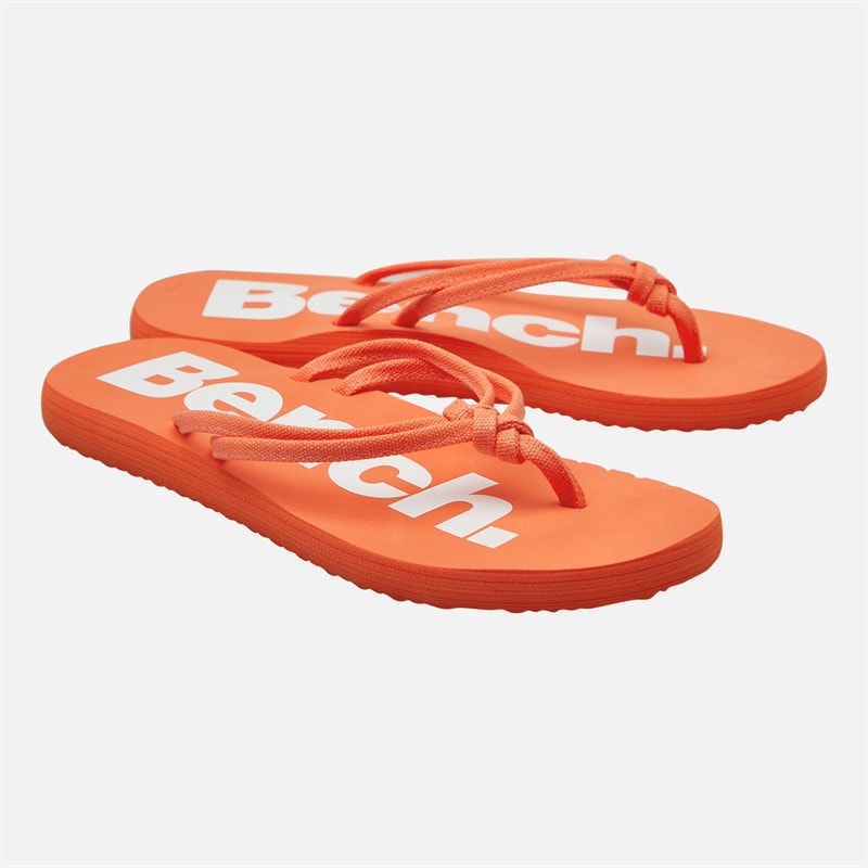 Womens Invisa Flip Flops Coral - Image 4