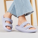 Womens Ibbette Dual Strap Sandals Lilac