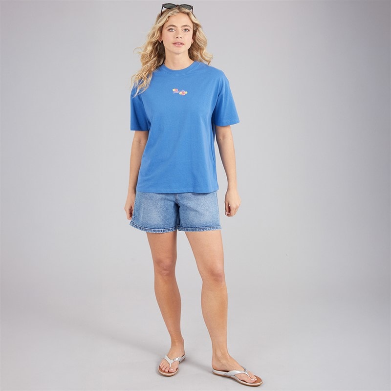 Womens Craya T-Shirt Cobalt Blue - Image 4