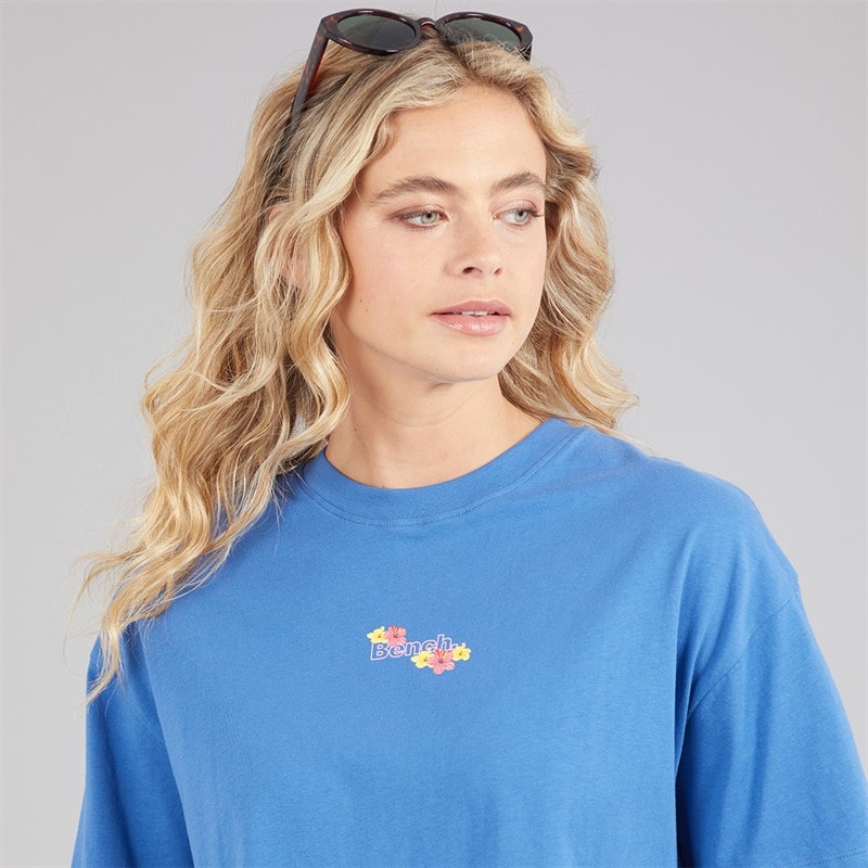 Womens Craya T-Shirt Cobalt Blue - Image 5