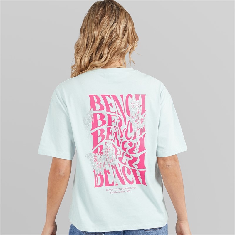 Womens Reisy T-Shirt Baby Blue - Image 2