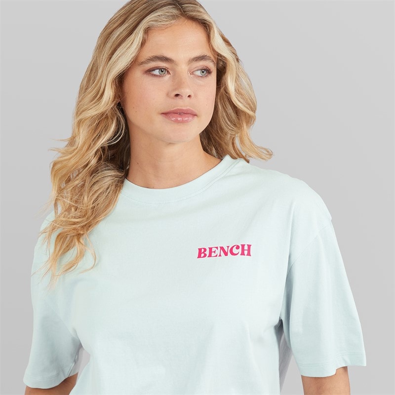 Womens Reisy T-Shirt Baby Blue - Image 3