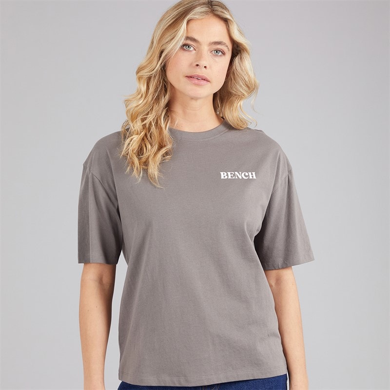 Womens Reisy T-Shirt Charcoal - Image 2