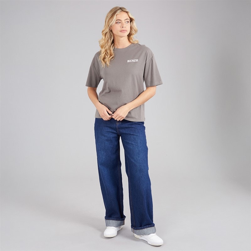 Womens Reisy T-Shirt Charcoal - Image 4