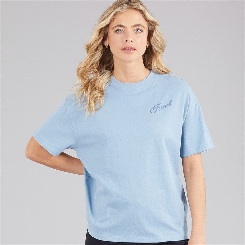 Womens Yerra T-Shirt Dusky Blue - Image 2