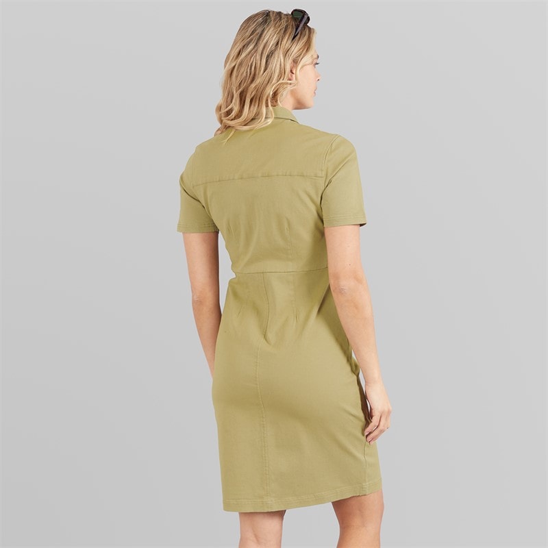 Womens Jasunu Dress Light Khaki - Image 2