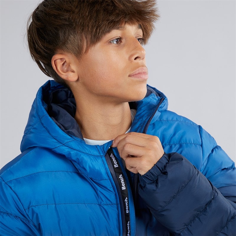 Boys Riffin Coat Navy - Image 3