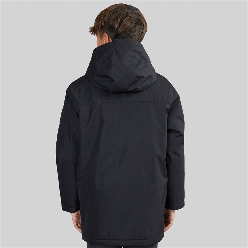 Boys Sandofini Hooded Coat Black - Image 2