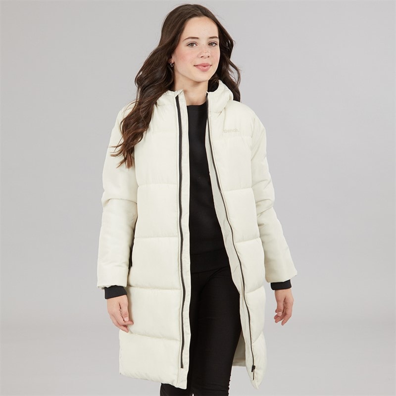 Girls Haeri Coat Chalk - Image 5