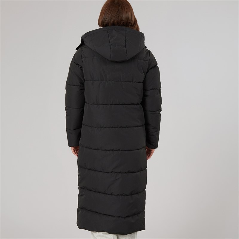 Womens Zephryine Long Length Puffer Coat Black - Image 2