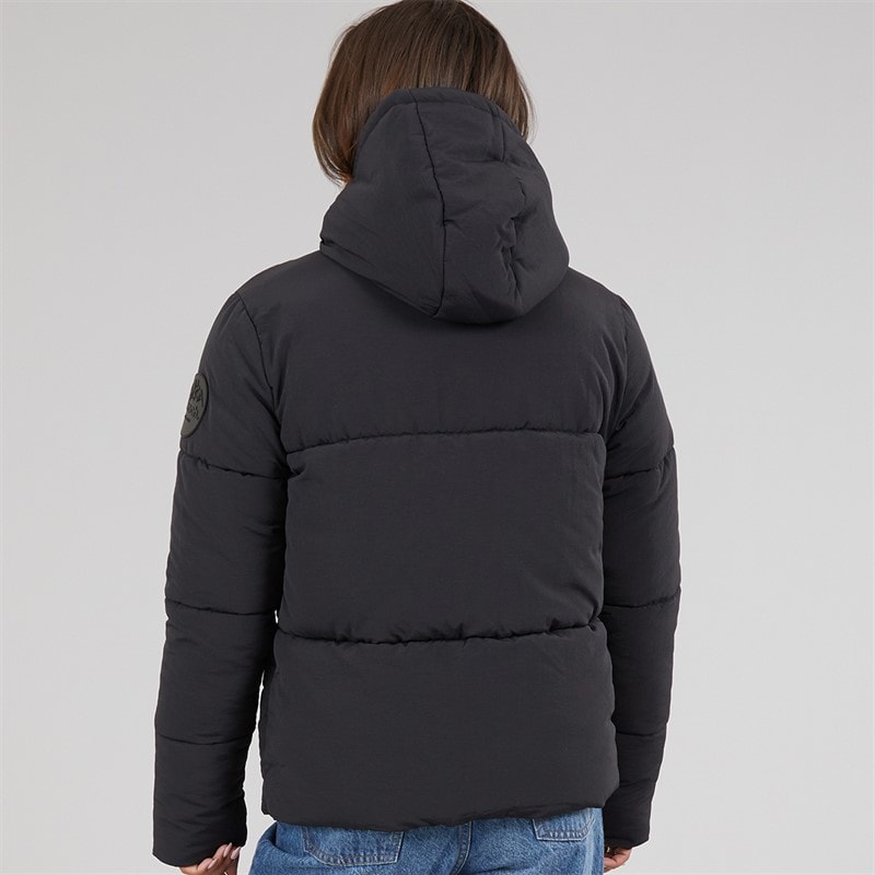 Womens Alene Puffer Coat Black - Image 2
