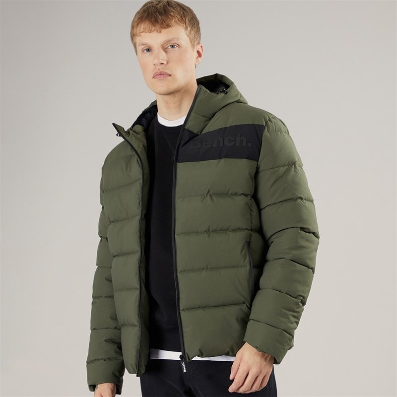 Bench Mens Rynor Padded Coat Faded Olive