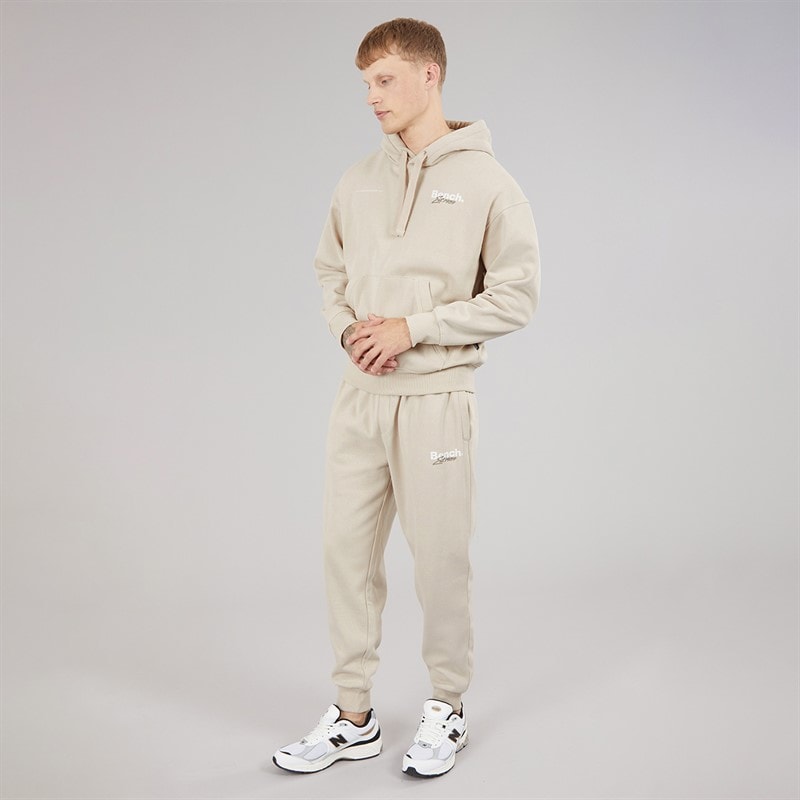 Mens Draley Oversized Graphic Tracksuit Stone Grey - Image 2