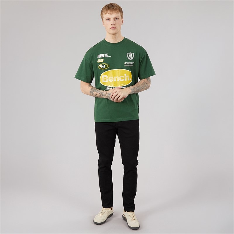Mens Alvera Oversized T-Shirt Primal Green - Image 4