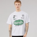 Mens Alvera Oversized T-Shirt Light Grey Marl