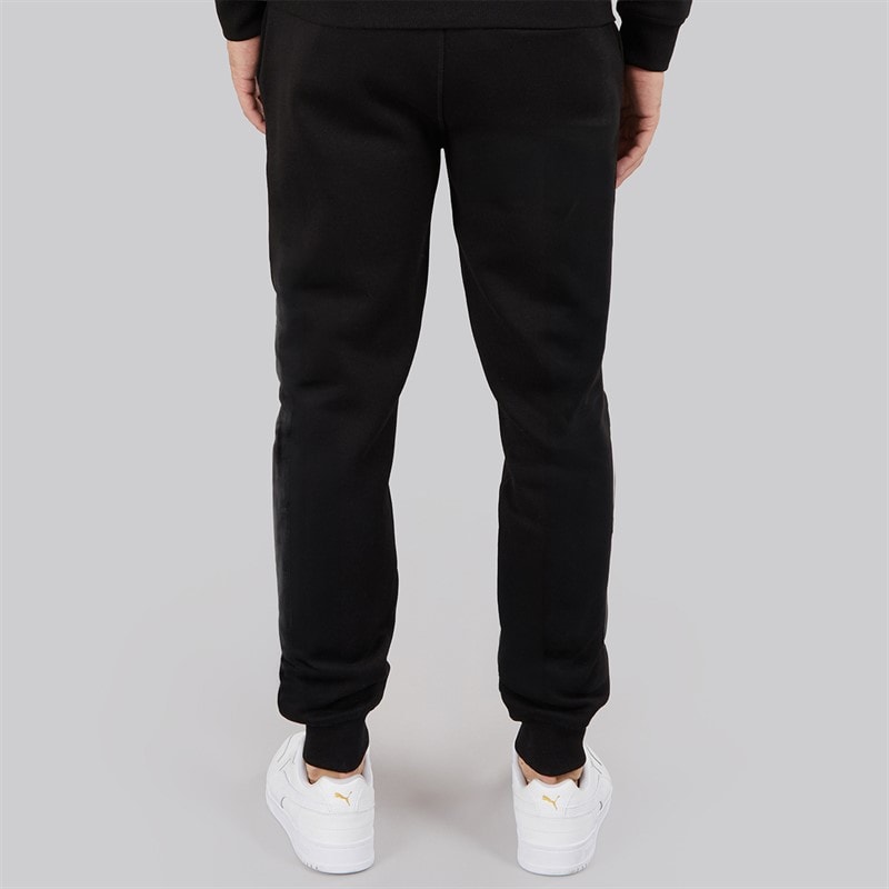 Mens Cornbrook Fleece Joggers Black - Image 2