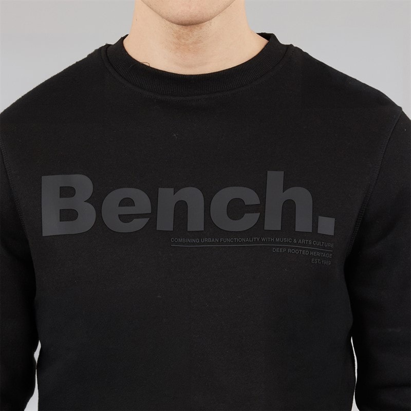 Mens Elado Sweatshirt Black - Image 3