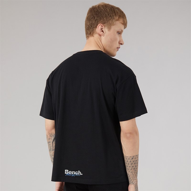 Mens Alvera Oversized T-Shirt Black - Image 2