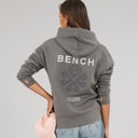 Womens Amba Hoodie With Boucle Graphic Charcoal